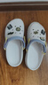 斯凯奇（Skechers）女鞋洞洞鞋凉鞋增高厚底耐磨沙滩拖鞋小怪兽包头洞洞鞋111581 白色/多彩色/WMLT 36 实拍图