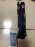 天堂 防紫外线阳伞三折 遮阳伞黑胶防晒伞蜜桃图案晴雨伞 藏青 实拍图