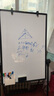 得力60×90cm白绿板(白板＋绿板) U型架可升降双面板移动白板支架写字板 黑板家用会议办公室教学磁性 实拍图