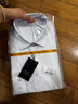 佐马仕长袖衬衫女修身女士职业装商务正装白色领工装衬衣免烫抗皱衬衫 N2655方.领纯白色 4XL /40（135-145斤） 实拍图
