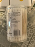 稳健医用棉签双头掏耳鼻清洁化妆脱脂棉棉棒白色圆头7.5cm100支/桶 实拍图