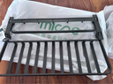 四季沐歌（MICOE）枪灰色太空铝毛巾架浴室免打孔浴巾置物架卫生间卫浴五金挂件套装 网篮款-枪灰两件套(带三角篮) 实拍图