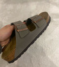 BIRKENSTOCK勃肯德国进口男女款经典舒适软木Arizona双扣拖鞋 女款灰色 37 实拍图