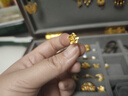 梦金园 黄金项链 足金肖邦链锁骨项链素链女款 送女友老婆生日礼物 45cm 约6.02g 实拍图