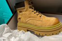 骆驼（CAMEL）【山丘2.0】大黄靴女户外马丁靴 L24W469610 土黄 38 实拍图