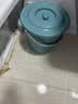 带盖水桶塑料桶家用塑料桶一件起批成人款塑料桶能坐纯净水桶洗澡 19L深海蓝【带盖】 实拍图