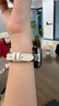 Apple/苹果 Watch Series 10 智能手表GPS款46毫米玫瑰金色铝金属表壳淡桃粉色运动型表带M/L MX2A3CH/B 实拍图