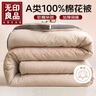 无印良品A类100%新疆棉花被子 秋冬保暖被芯棉被 加厚8斤 200*230cm 实拍图