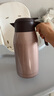 膳魔师（THERMOS） 保温壶家用大容量办公热水瓶暖壶2L男女不锈钢真空水壶 THS/THX THS-2000浅银红 2L 实拍图