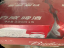 百威啤酒TOP淡色拉格450ml*18听整箱装新老包装交替发货 实拍图