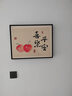 柳莺花燕免打孔电表箱装饰画现代简约客厅餐厅挂画电闸箱配电箱遮挡壁画 喜乐平安 50X40遮挡40X30表箱 上掀款 实拍图