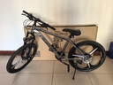 飞鸽（FLYING PIGEON）山地自行车成人男女变速山地车青少年中小学生车越野户外骑行单车 【高碳钢】G8002代-三刀轮-灰色 24寸轮组（适合145-170cm） 24速标准版 实拍图