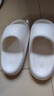 果洛菲（GUOLUOFEI）踩屎感拖鞋男夏季厚底eva浴室情侣凉拖鞋女款可外穿 米色 38-39 实拍图