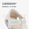泰兰尼斯meta童鞋女童凉鞋夏季新款公主鞋甜美洋气儿童闪灯鞋白色29 实拍图