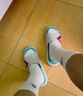 adidas三双装舒适袜子男女阿迪达斯官方 白色/灰   S 实拍图