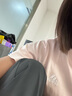 adidas情侣休闲纯棉上衣圆领短袖T恤男女夏季阿迪达斯官方轻运动 粉色 2XS 实拍图