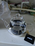 美斯尼 茶壶玻璃泡茶壶加厚玻璃耐热茶具带过滤网功夫茶具 600毫升 实拍图