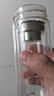 富光玻璃杯双层 带茶隔大容量隔热茶杯高档商务泡茶车载水杯透明杯子 实拍图