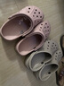 卡骆驰crocs洞洞鞋贝雅男鞋女鞋轻便耐磨一脚蹬拖鞋休闲鞋|10126 矿石粉-6TY 37 /38(230mm) 实拍图