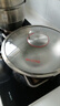 美厨（maxcook）316不锈钢炒锅 带盖锅具34cm三层钢锅 电磁炉燃气炉通用MCC2072 实拍图