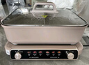 美的（Midea）【国家补贴】钛陶0氟多功能锅超薄速沸电火锅不锈钢蒸锅鸳鸯火锅专用锅一体电锅煎烤料理锅332266S 实拍图
