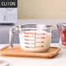 CLITON刻度量杯高硼硅钢化玻璃耐高温可微波炉烤箱加热烘焙工具500ml 实拍图