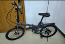 永久折叠自行车成人男女式超轻便携小型变速男学生成年大人单车脚踏车 摩天灰 7速 一体轮 22寸【建议身高160-180cm】 实拍图