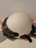 笙越头盔 电动车头盔冬季电瓶车男女士头盔可拆卸护耳保暖3C认证四季通用安全帽轻便可爱半盔 卡其爱心熊【赠熊耳朵+短透镜】 均码（可调大小） 实拍图