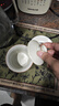 八千行汝窑三才盖碗套装陶瓷茶具三件套功夫泡茶碗喝茶杯整套 实拍图