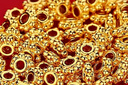 御邪黄金999足金转运珠齿轮手串手绳搭配diy礼物男女款中秋礼物 齿轮珠十颗:约0.3g 实拍图