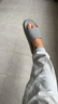 网易严选 EVA不臭脚玩趣彩虹拖鞋男女夏季浴室防滑情侣居家四季休闲 中灰色 40-41 男M 实拍图