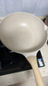 炊大皇 炒锅 麦饭石色不粘锅多功能少油烟炒菜锅平底32cm 电磁炉通用 实拍图