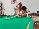 贝趣台球桌儿童家用迷你6-12岁小型可折叠玩具男孩生日六一儿童节礼物 130CM高脚可折叠【桌面免安装】 3-7-8-11-14岁成人超大号桌球台 实拍图