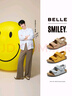 百丽（Belle）张凌赫同款smiley联名快乐吐司1代升级版女勃肯凉鞋D7X1DBL5 【张凌赫同款】杏色-女款 （1代升级版） 36 (230mm) 实拍图