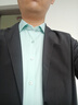 罗蒙（ROMON）冰丝防晒西服男华夫格夏季商务青年单西凉感外套XF003 实拍图