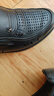 蜘蛛王（SPIDER KING）男鞋皮凉鞋牛皮夏季镂空透气男士商务休闲皮鞋 48237 黑色 38  实拍图
