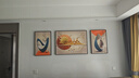 Sixpoetry 客厅装饰画现代简约沙发背景墙壁画轻奢三联晶瓷画大气高档挂画 福禄生机（铝合金外框） 镶钻画左右40*60+中间80*60亮面 实拍图