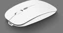 YUMIDA适用苹果MacBook无线鼠标Air Pro Neo笔记本蓝牙鼠标A18M3M4M5芯片电脑办公静音鼠标ipad平板通用 珍珠白-( 蓝牙+Type-c接收器 )+鼠标垫 实拍图