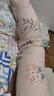 洁丽雅抱枕 长条枕女生睡觉大枕头可拆洗孕妇床上夹腿圆柱抱枕1.1m 花卉 实拍图