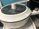 美的（Midea）电炒锅 电火锅 电蒸锅 电煮锅宿舍泡面家用多用途多功能 不沾炒菜锅3.2L电热锅 HCG2571 配蒸架 实拍图