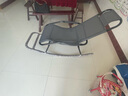舒客艺家  网布摇椅阳台家用休闲躺椅大人客厅摇椅中式网红懒人可躺休闲椅 炭灰色-黑架【透气特斯林网布】 实拍图