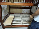 美念胡桃木儿童上下床实木高低床双层床上下铺床两层木床子母床 胡桃色【爬梯款】床+床垫+书架+双抽 上铺宽130cm下铺宽150cm 实拍图
