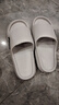 2025年踩屎感拖鞋家居防滑拖鞋女EVA防臭轻便超软凉拖鞋男 升级款-灰色 36-37 【建议拍大一码】 实拍图