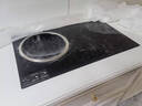 美的（Midea）双灶嵌入式电磁炉5000W瓦爆炒多功能一凹一平电磁灶家用双头灶大功率火力凹面内嵌镶嵌式电陶炉 5000瓦【上门安装】（左电右陶）DZ50D03Q 实拍图
