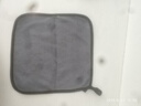 【加厚速干】数码清洁毛巾擦拭笔记本液晶屏幕清洁毛巾手机清洁布电视电脑屏幕清洁毛巾 黄灰色[1条装】-25cm*25cm 实拍图