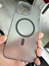品胜 适用苹果14ProMax手机壳iPhone14ProMax磁吸壳MagSafe无线充电防摔冰川纹理瓦楞光栅保护套磨砂黑 实拍图