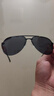 雷德蒙开车驾驶专用偏光太阳镜男士墨镜男款防紫外线潮眼睛防晒反光眼镜 黑框 黑灰偏光片 实拍图