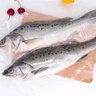仙泉湖冷冻白蕉海鲈鱼2斤 肉厚刺少海鲜水产食材1斤*2条 实拍图