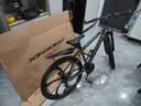 凤凰铝合金山地自行车成年人男士女士油刹可锁双减震山地车自行车学生 肖光灰/全轴承/六刀轮 26英寸（适合身高160-180） 24速凤凰定位变速【碳钢车架】 实拍图