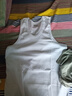 妙境天然【3件装】100%纯棉 男士背心运动跨栏大码健身夏季紧身打底吸汗 黑+白+灰 【3件装】 L 建议100-120斤 实拍图